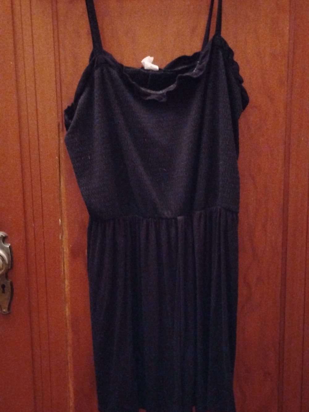 HEIMISH USA Black Spaghetti Strap Tank Dress